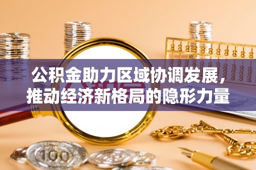 月湖公积金助力区域协调发展，推动经济新格局的隐形力量