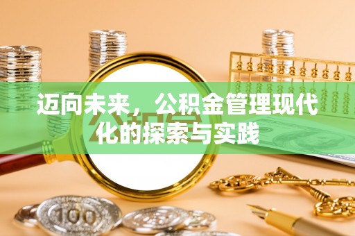 月湖迈向未来，公积金管理现代化的探索与实践