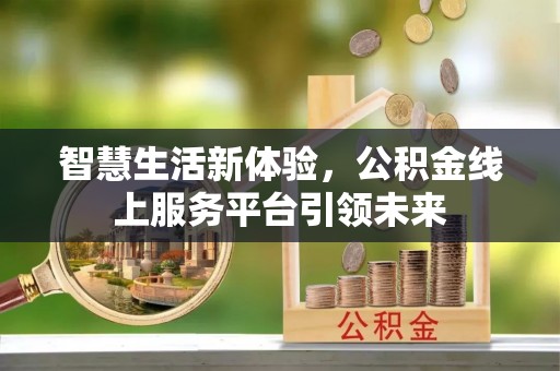 月湖智慧生活新体验，公积金线上服务平台引领未来